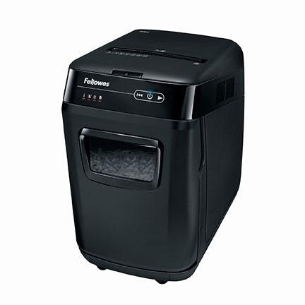 Fellowes AutoMax 200C Destructora de papel Automática Corte Cruzado Negro