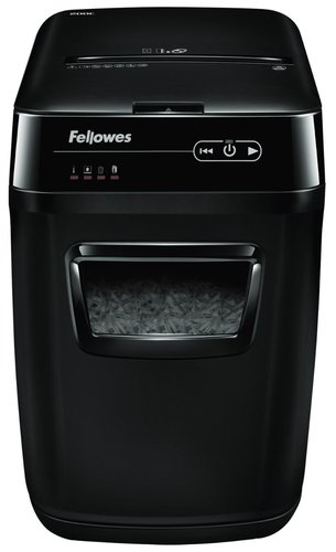Fellowes AutoMax 200C Destructora de papel Automática Corte Cruzado Negro