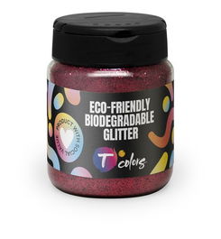 Purpurina Tcolors Bote 130 Ml Rojo