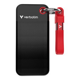 Verbatim SSD Pocket 2TB USB 3.2 Gen 2 Tipo C Negro/Rojo Retail