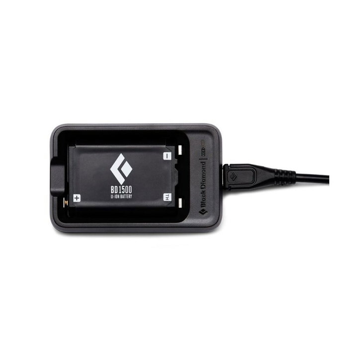 Black Diamond BD 1500 Batería y Cargador, Negro