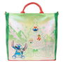 Loungefly Bolso Tote Holiday Stitch Disney 33x33x10cm Cuero Sintético Nacarado