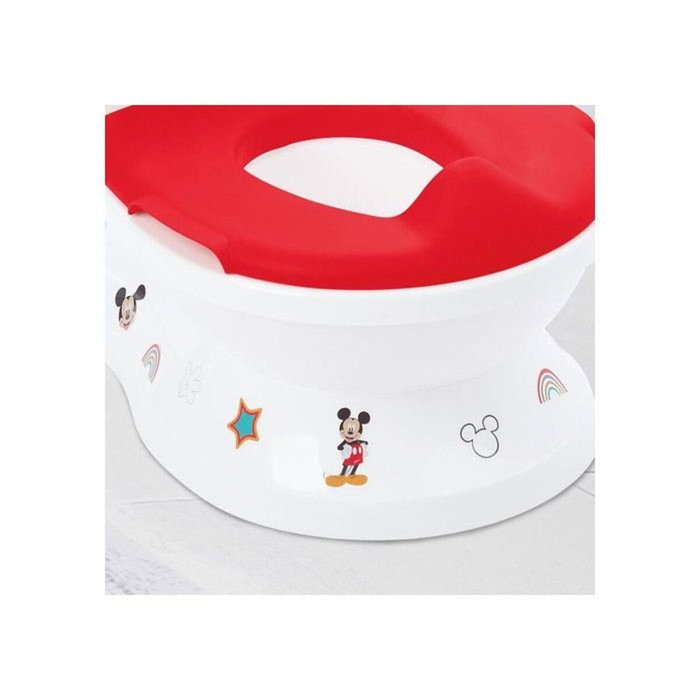 Bright Starts Disney Baby Mickey Mini inodoro con reductor de asiento Bright Starts Disney Baby Mickey Mini inodoro con reductor de asiento