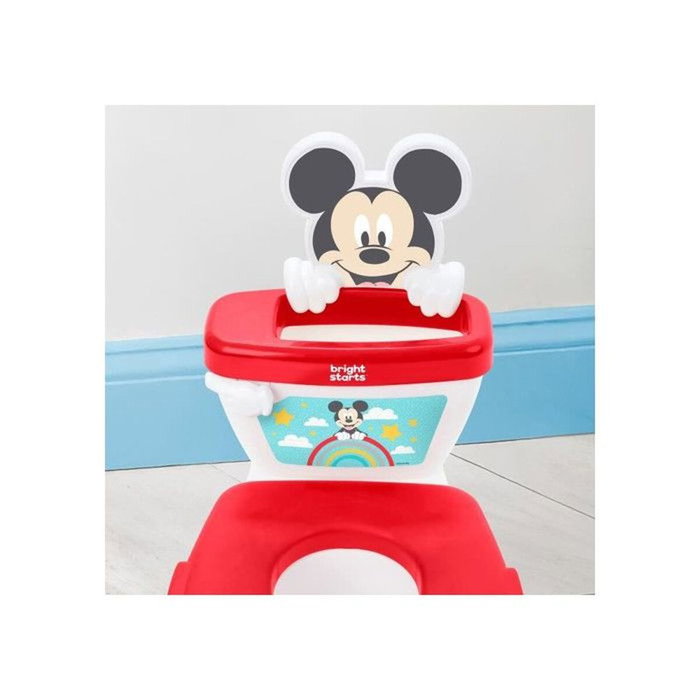 Bright Starts Disney Baby Mickey Mini inodoro con reductor de asiento Bright Starts Disney Baby Mickey Mini inodoro con reductor de asiento