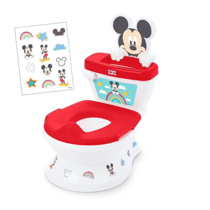 Bright Starts Disney Baby Mickey Mini inodoro con reductor de asiento Bright Starts Disney Baby Mickey Mini inodoro con reductor de asiento