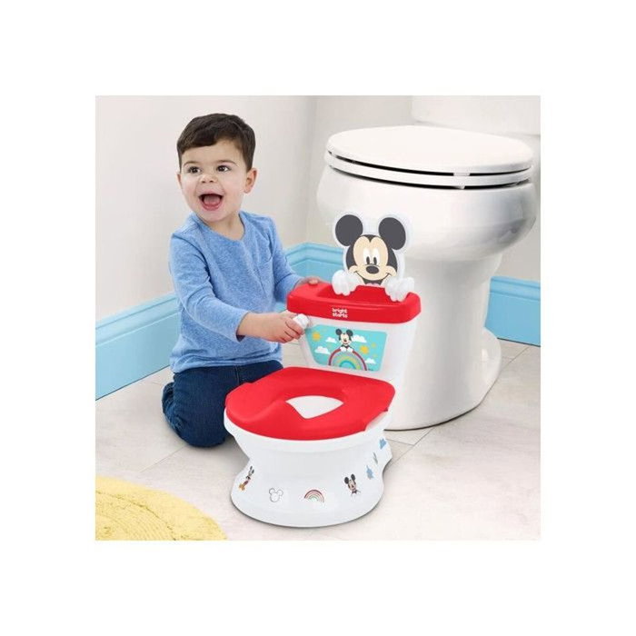 Bright Starts Disney Baby Mickey Mini inodoro con reductor de asiento Bright Starts Disney Baby Mickey Mini inodoro con reductor de asiento