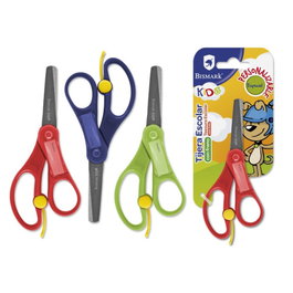 Bismark Tijera Escolar Kids con Nombre y Freno 5" Ambidextro Multicolor 329530