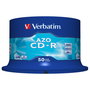 Verbatim CD-R DataLifePlus SuperAzo Crystal 700 MB 52x Spindle 50 unidades