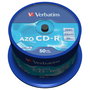 Verbatim CD-R DataLifePlus SuperAzo Crystal 700 MB 52x Spindle 50 unidades