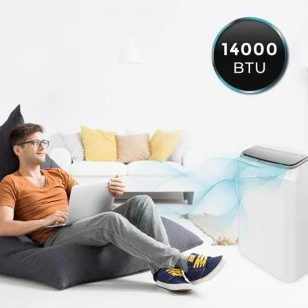 Cecotec ForceClima 14600 Soundless Heating Aire Acondicionado Portátil 14000 BTU Blanco