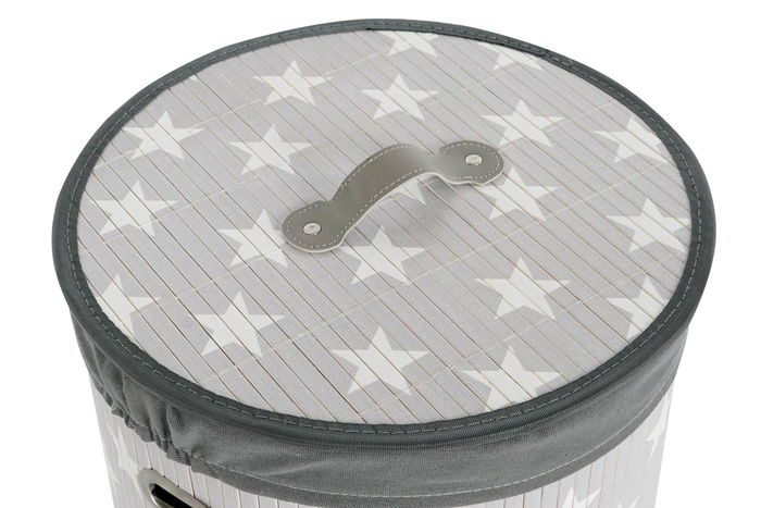 DKD Home Decor Cesta Ropa Tradicional Gris Blanco 38 x 60 x 38 cm Set de 3 (2 Unidades) DKD Home Decor Cesta Ropa Tradicional Gris Blanco 38 x 60 x 38 cm Set de 3 (2 Unidades)