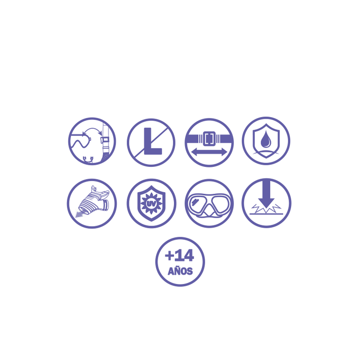 Bestway Conjunto Mascara y Tubo Adulto Valvula de Purga Color Surtido +14 Años Playa y Piscina 24029