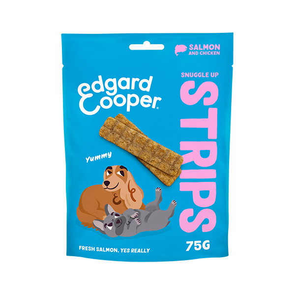 EDGAR COOPER EC Canine Tiras Salmón 10x75g EDGAR COOPER EC Canine Tiras Salmón 10x75g