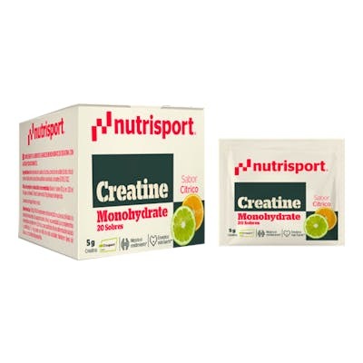 NUTRISPORT Creatina Monohidrato 100g con Fructosa 20 Sobres - Mejora Rendimiento Muscular NUTRISPORT Creatina Monohidrato 100g con Fructosa 20 Sobres - Mejora Rendimiento Muscular