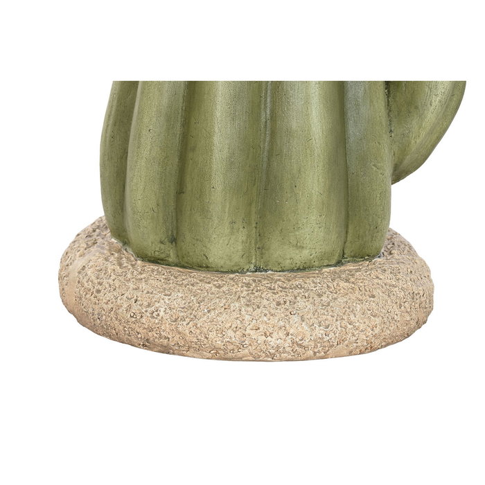 DKD Home Decor Mesita Auxiliar Magnesia con Diseño Floral Blanco y Verde DKD Home Decor Mesita Auxiliar Magnesia con Diseño Floral Blanco y Verde