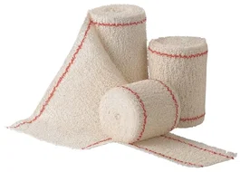 Farmaban Venda Crepe 5 cm x 4 m - 98% Algodón, Elasticidad Permanente, Color Crudo - Vendas de Compresión y Soporte - Ep 5 cmx4 M