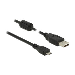 DeLOCK Cable USB 2.0 Tipo-A a Micro-USB B 5m Negro