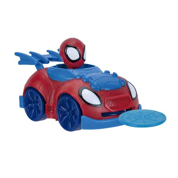 Jazwares Coche Spidey Lanza Discos 10 cm - Modelos Surtidos