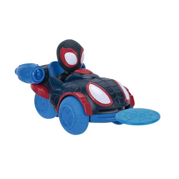Jazwares Coche Spidey Lanza Discos 10 cm - Modelos Surtidos