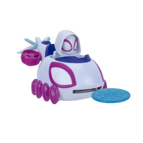 Jazwares Coche Spidey Lanza Discos 10 cm - Modelos Surtidos