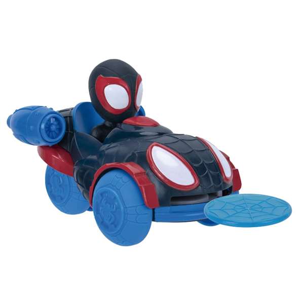 Jazwares Coche Spidey Lanza Discos 10 cm - Modelos Surtidos