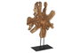 DKD Home Decor Figura Teca e Hierro Pieza Unica 52x37x94 cm