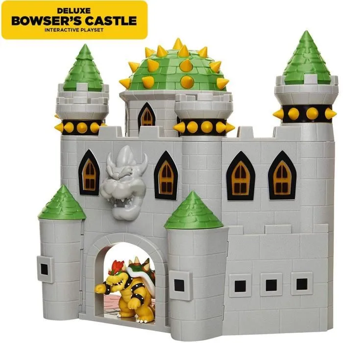 JAKKS PACIFIC Playset Castillo Bowser Deluxe Mario Bros