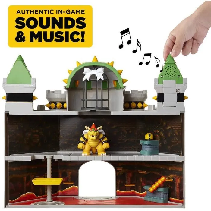 JAKKS PACIFIC Playset Castillo Bowser Deluxe Mario Bros