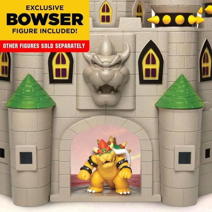 JAKKS PACIFIC Playset Castillo Bowser Deluxe Mario Bros
