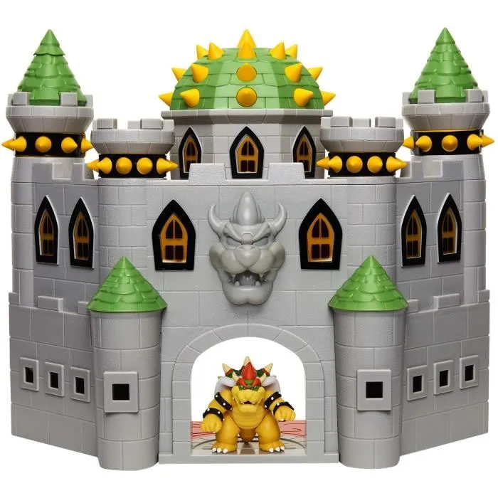 JAKKS PACIFIC Playset Castillo Bowser Deluxe Mario Bros