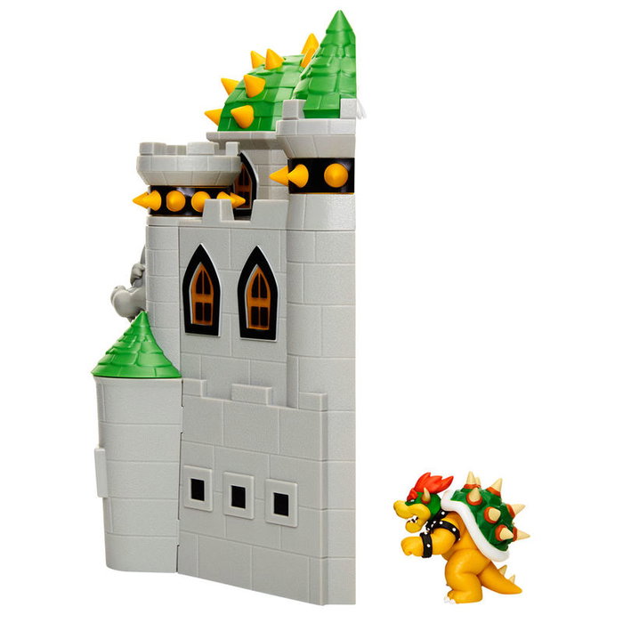 JAKKS PACIFIC Playset Castillo Bowser Deluxe Mario Bros Juguete 50 cm