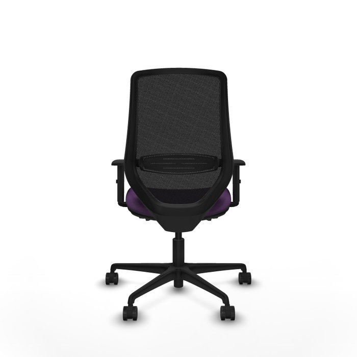 PIQUERAS Y CRESPO Silla de oficina Mardos con mecanismo Sincro/Traslack Morado y Negro