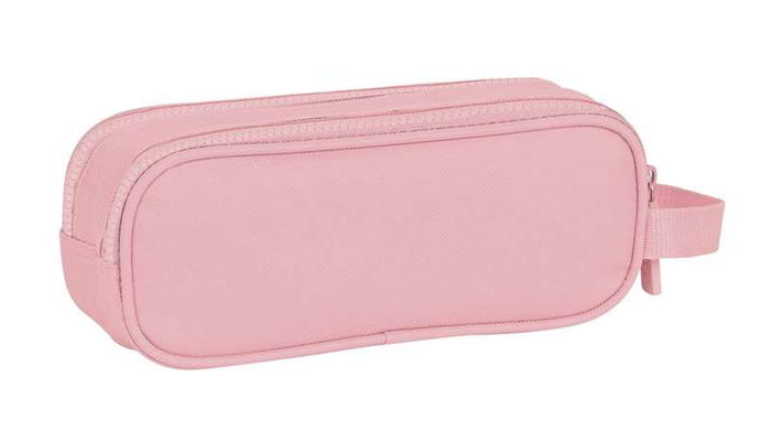 Safta Portatodo Doble Basic Rosa 21x8x6cm