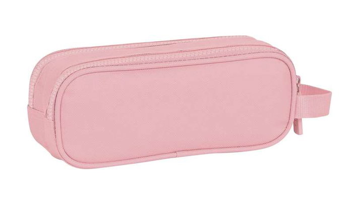 Safta Portatodo Doble Basic Rosa 21x8x6cm