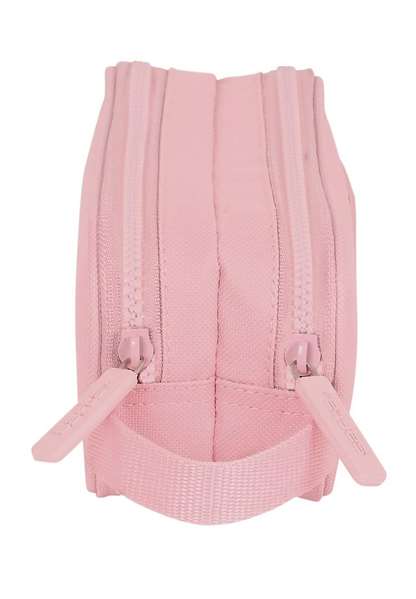 Safta Portatodo Doble Basic Rosa 21x8x6cm