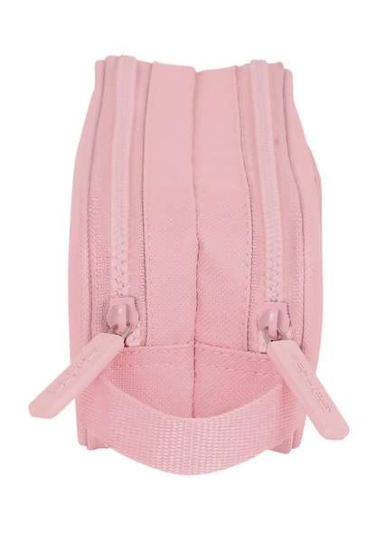 Safta Portatodo Doble Basic Rosa 21x8x6cm