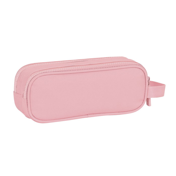 Safta Portatodo Doble Safta Basic Rosa 21x8x6cm