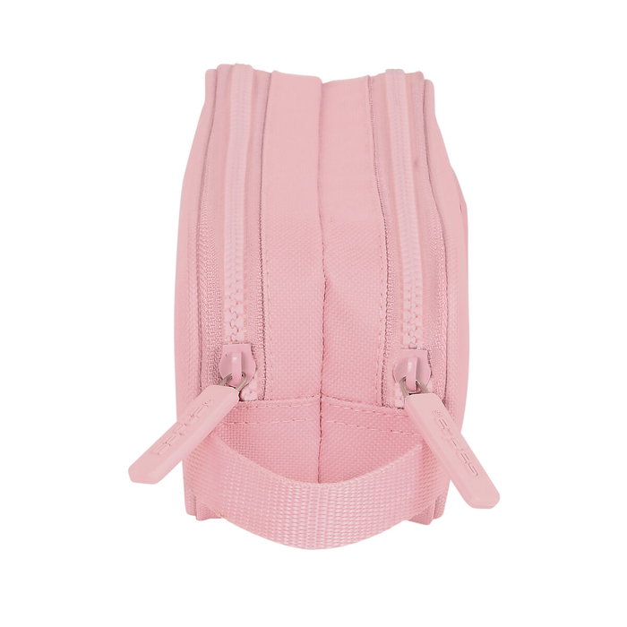 Safta Portatodo Doble Safta Basic Rosa 21x8x6cm