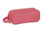 Safta Portatodo Doble Safta Basic Rosa 21x8x6cm