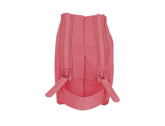 Safta Portatodo Doble Safta Basic Rosa 21x8x6cm