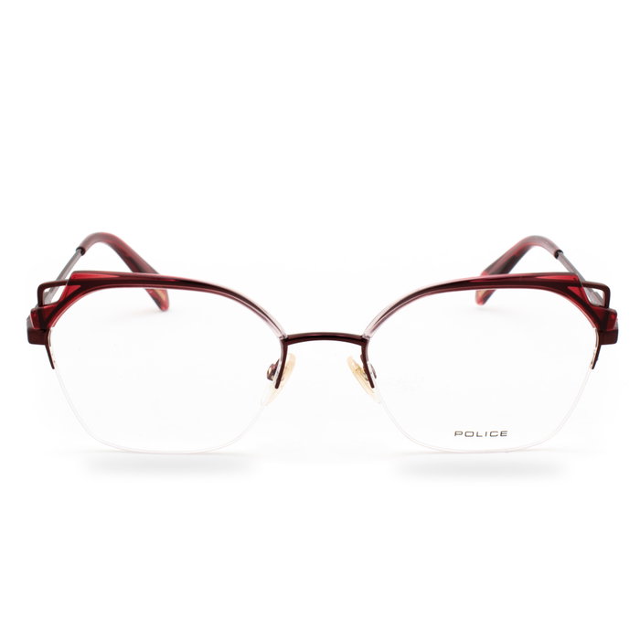 Police VPLA0408E6 Gafas de Vista Rojo