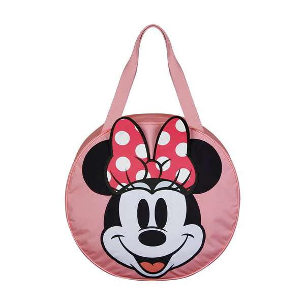 Karactermania Bolsa de Playa Jumbo Minnie Mouse Face, Poliéster, Multicolor, 53 x 16 x 50 cm