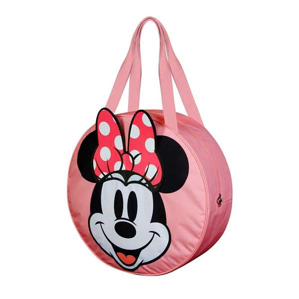 Karactermania Bolsa de Playa Jumbo Minnie Mouse Face, Poliéster, Multicolor, 53 x 16 x 50 cm