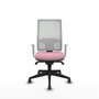 PIQUERAS Y CRESPO Silla de oficina Horna Rosa y Blanco