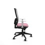 PIQUERAS Y CRESPO Silla de oficina Horna Rosa y Blanco