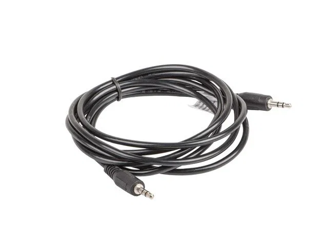 Lanberg CA-MJMJ-10CC-0020-BK Cable de Audio Estéreo Jack 3.5mm Macho a Jack 3.5mm Macho 2 Metros Longitud Negro