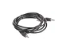 Lanberg CA-MJMJ-10CC-0020-BK Cable de Audio Estéreo Jack 3.5mm Macho a Jack 3.5mm Macho 2 Metros Longitud Negro
