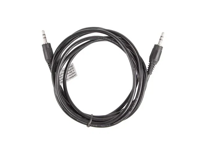 Lanberg CA-MJMJ-10CC-0020-BK Cable de Audio Estéreo Jack 3.5mm Macho a Jack 3.5mm Macho 2 Metros Longitud Negro