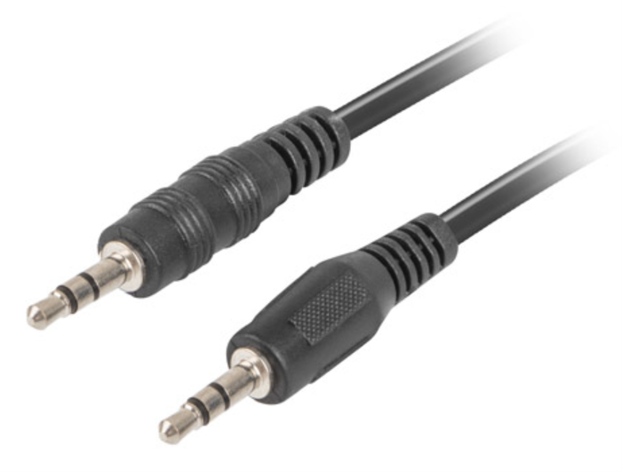 Lanberg Cable Estéreo Jack 3,5 mm Macho a Jack 3,5 mm Macho 2m Negro Lanberg Cable Estéreo Jack 3,5 mm Macho a Jack 3,5 mm Macho 2m Negro