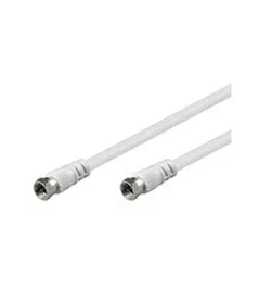 Goobay Mercodan RG59 Cable Coaxial de 2,5 m Blanco